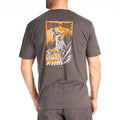 Heathered Charcoal - Golden Brown