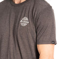 Heathered Charcoal - White