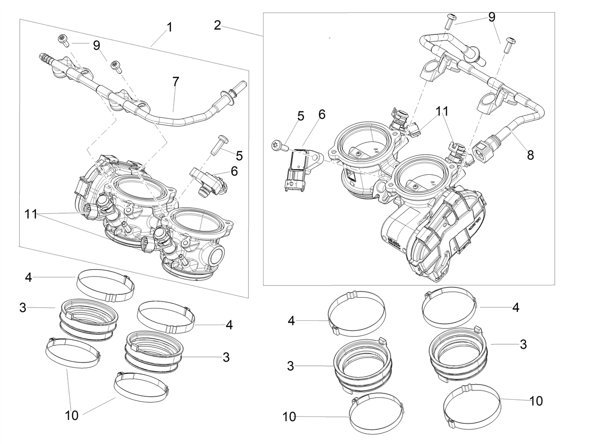 Rear Throttle body