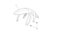 Front mudguard blank