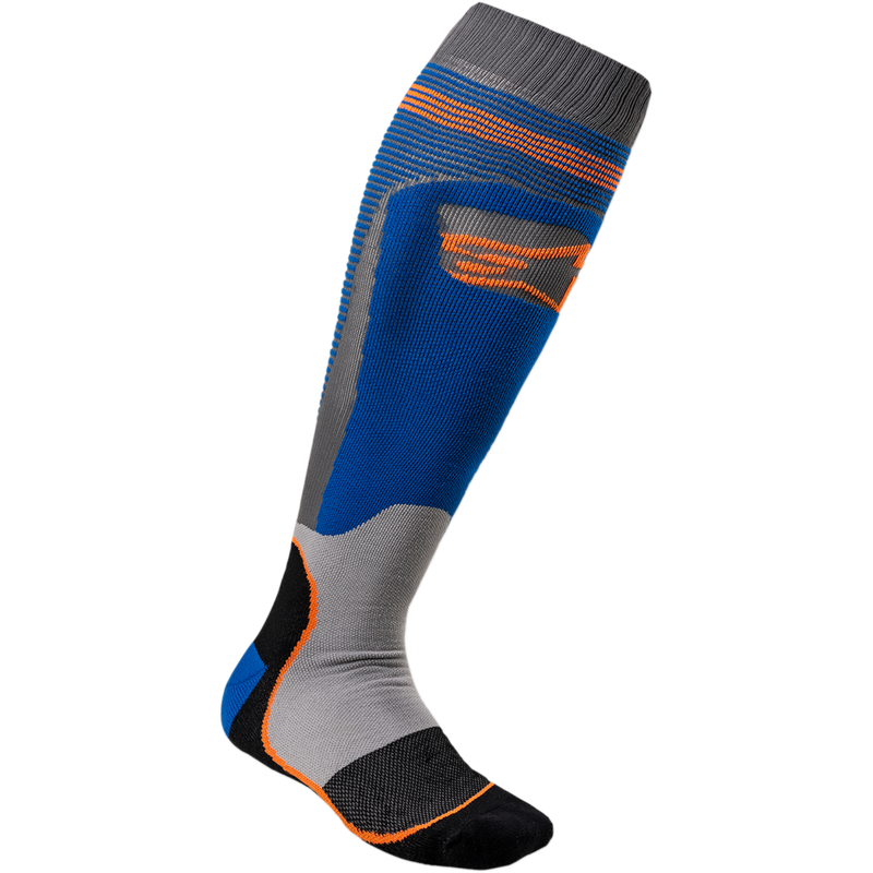 Alpinestars MX Plus 1 Socks - Blue/Orange