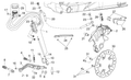 Rear brake hose