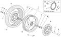 Front wheel, dark grey 3,5x17"