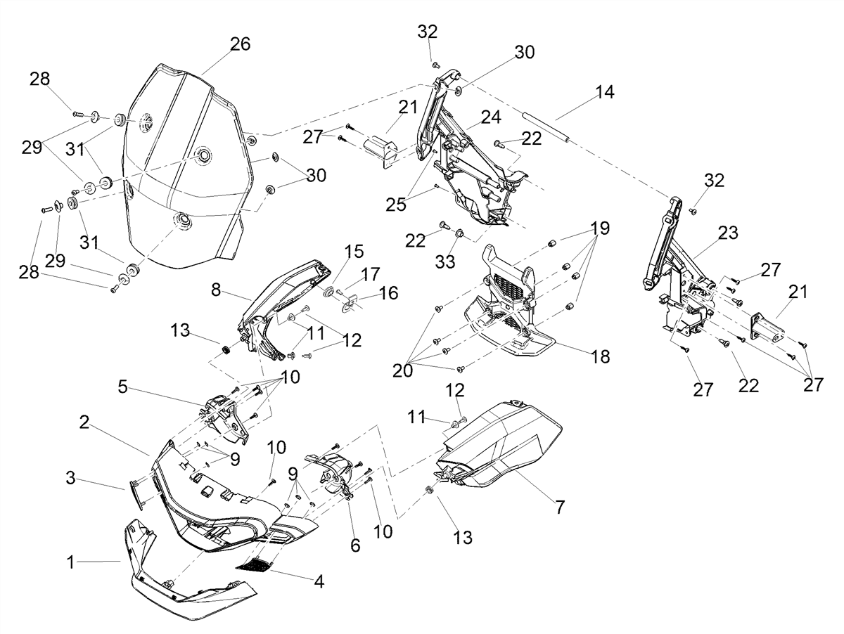 Headlight frame
