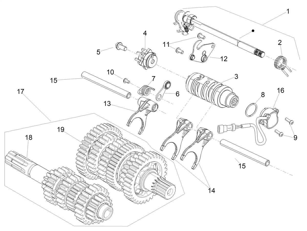 Fork shaft