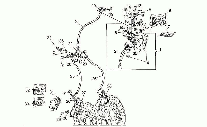 Front brake lever