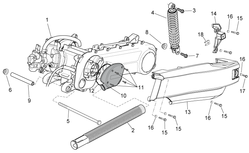 Variator cover