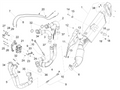 Exhaust valve closing cable