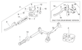Brake lever, black