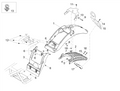 Rear mudguard reinforcement
