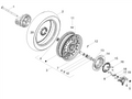 Rear wheel spacer set
