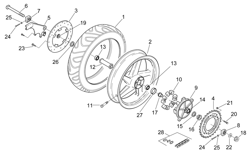 Chain ring Z=43
