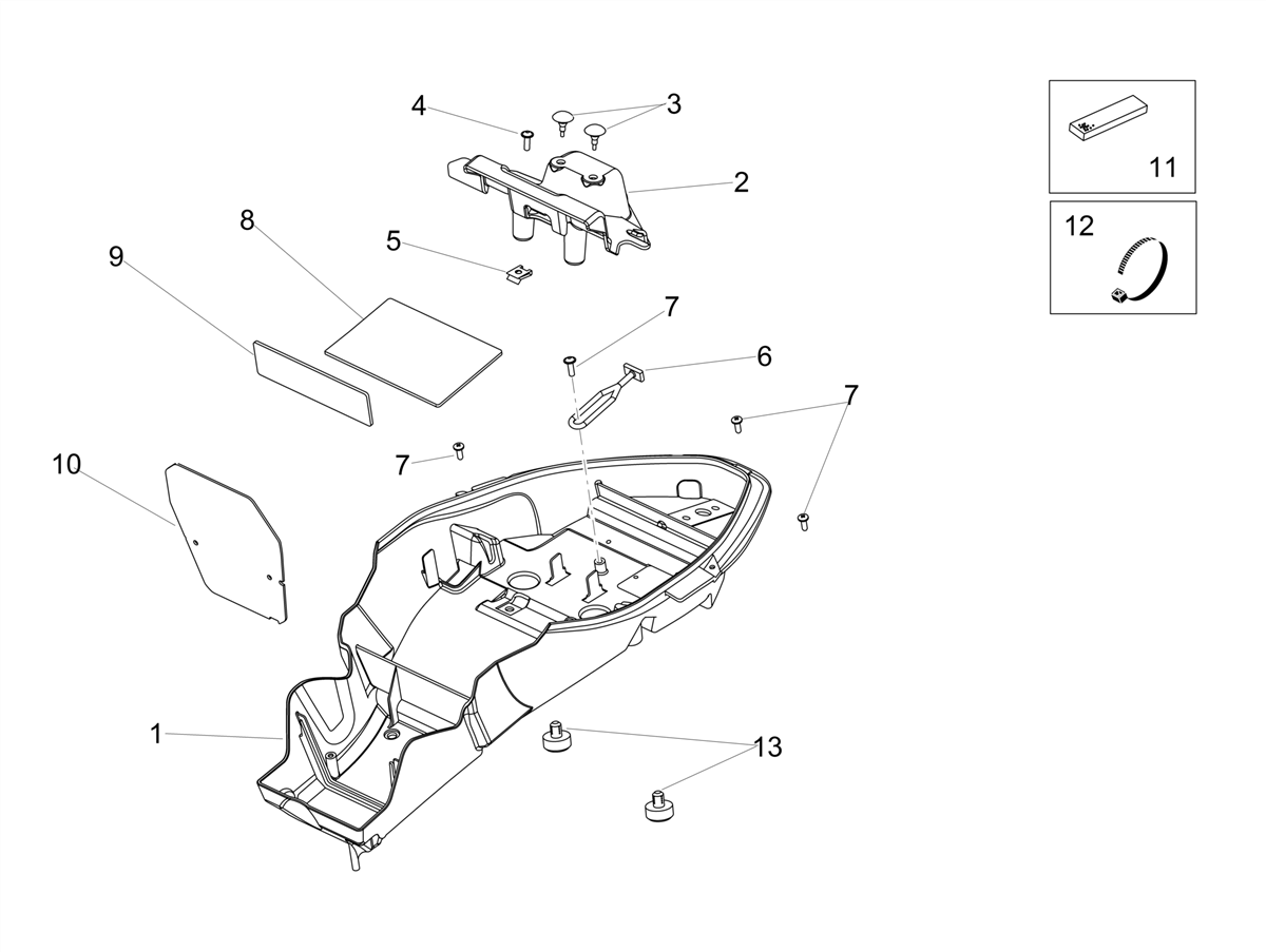 Saddle compartment