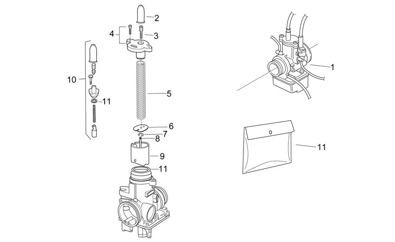 Carburettor phbh 28 bd