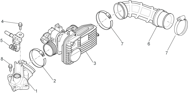 Throttle body cpl.