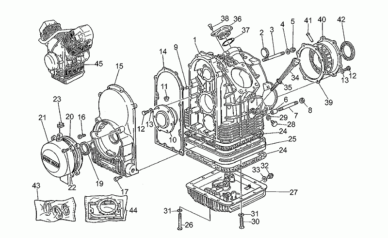 Engine w/o gearbox