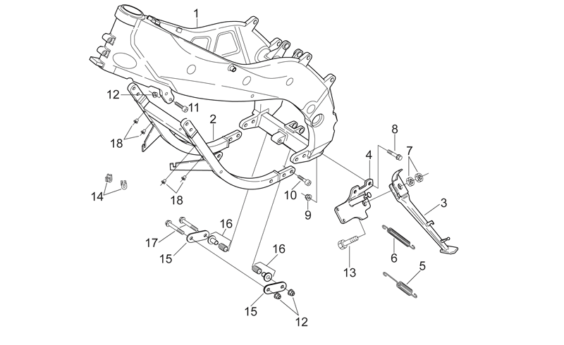 Silent-block lower attachment