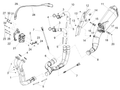 Exhaust valve closing cable
