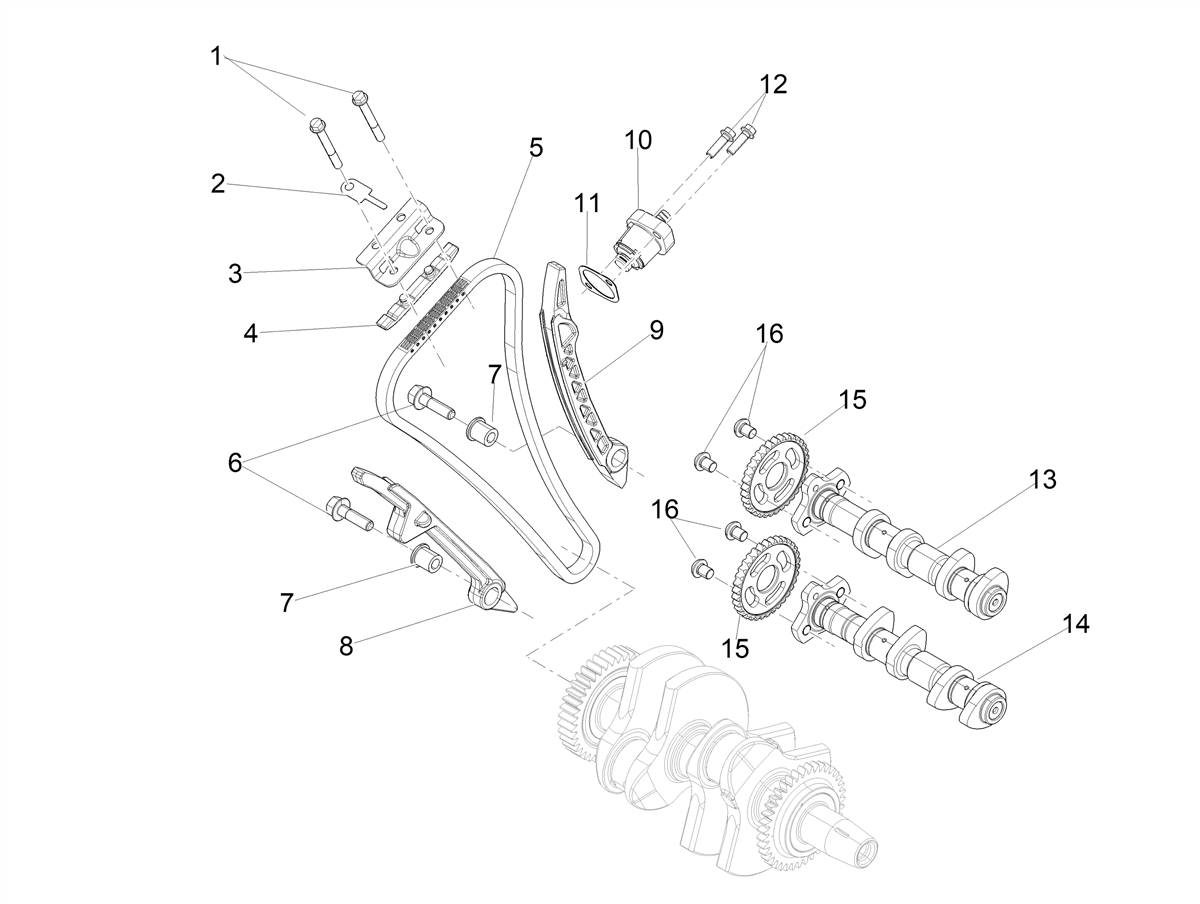 Movable chain tensioner pad