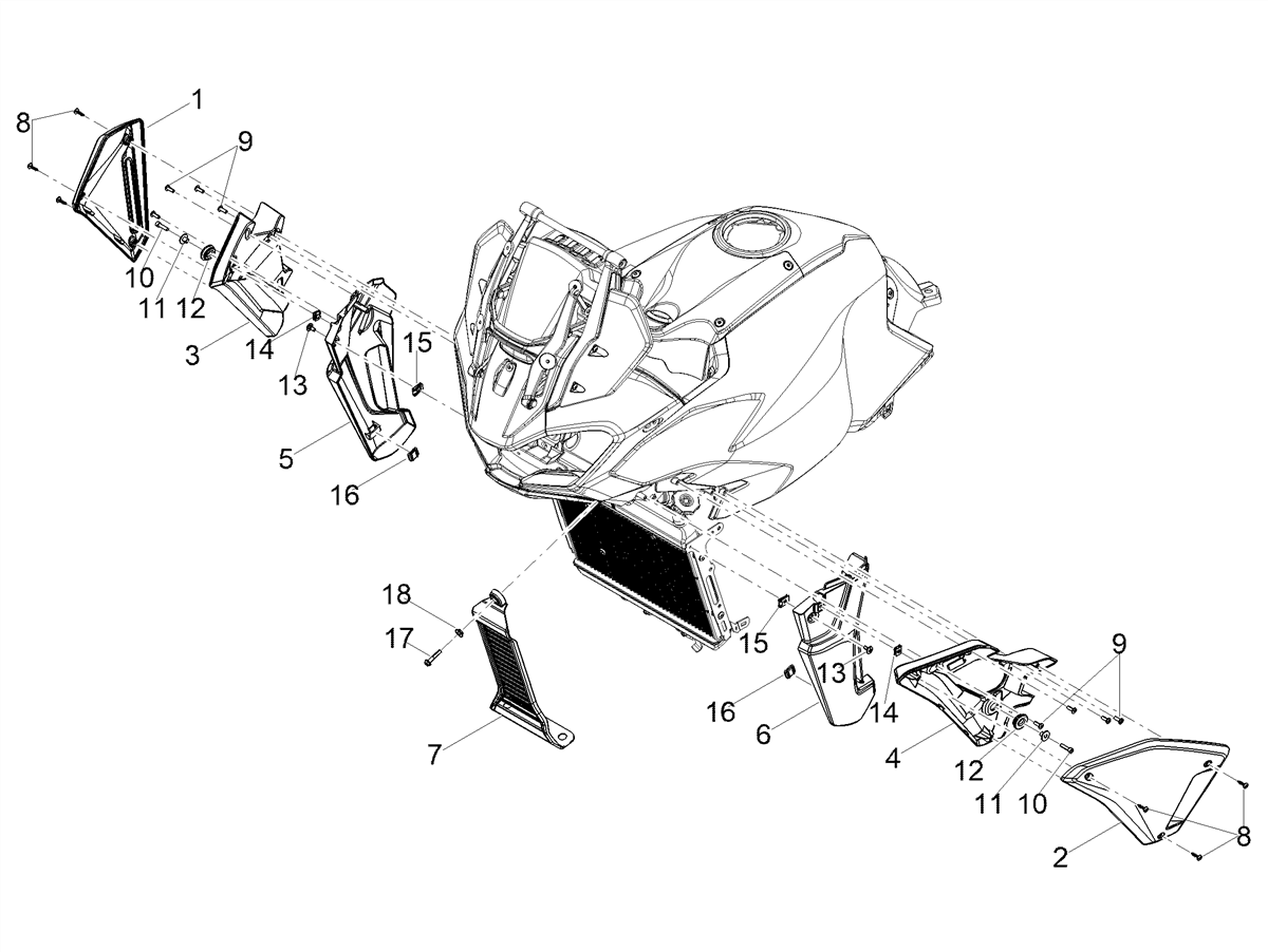 LH side panel