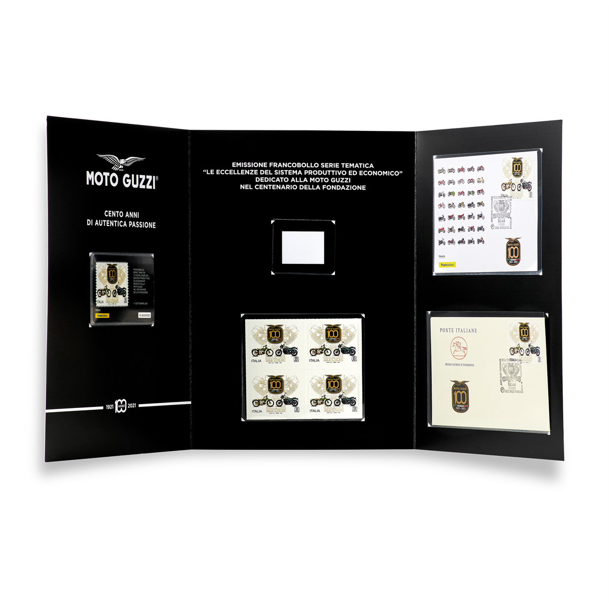 PHILATELIC STAMP FOR MOTO GUZZI 100TH ANNIVERSARY - 607775M