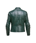 MOTO GUZZI GREEN LEATHER JACKET - SIZE 50 - 607859M01GJ