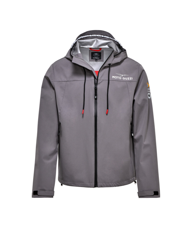 SOFTSHELL JACKET - MOTO GUZZI & AVIAZIONE NAVALE - DARK GREY - S SIZE - 607865M01JK