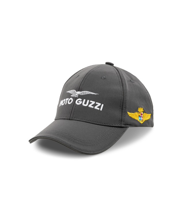 BASEBALL CAP - MOTO GUZZI & AVIAZIONE NAVALE - DARK GREY - 607869M