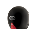 MOTO GUZZI "THE CLAN" 2.0 HELMET - MATT BLACK W/RED INSIDE - XS SIZE - 607877M01CL