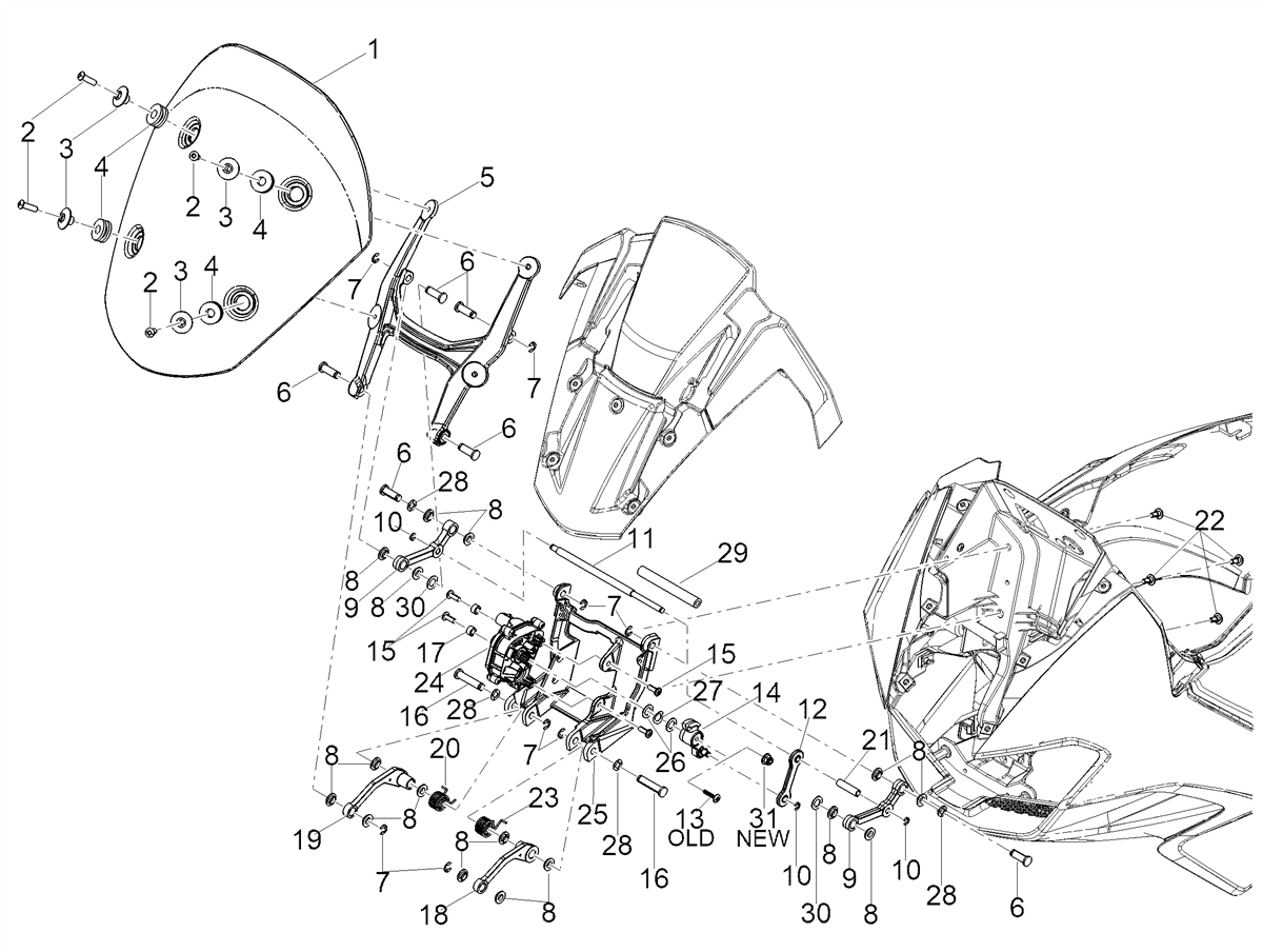 Windscreen support