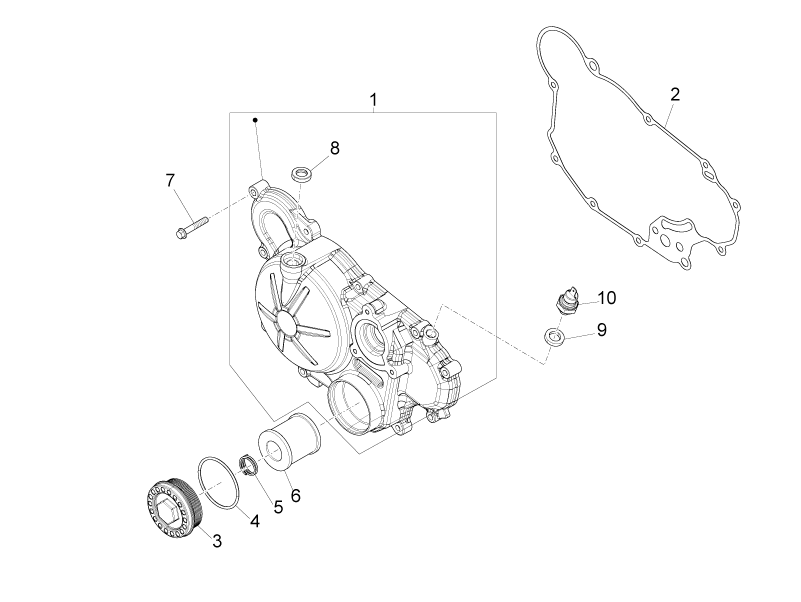 Oil filter cover