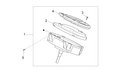 Instrument panel glass