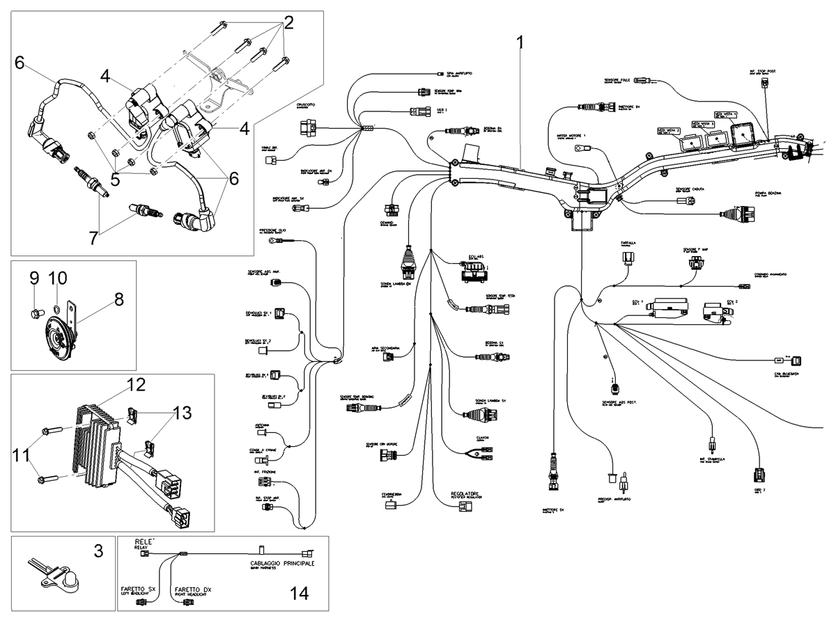 Main wiring harness