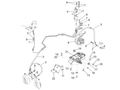 Front brake pipe pump-Hecu ABS