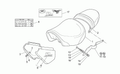 RH rear pillion rider grip
