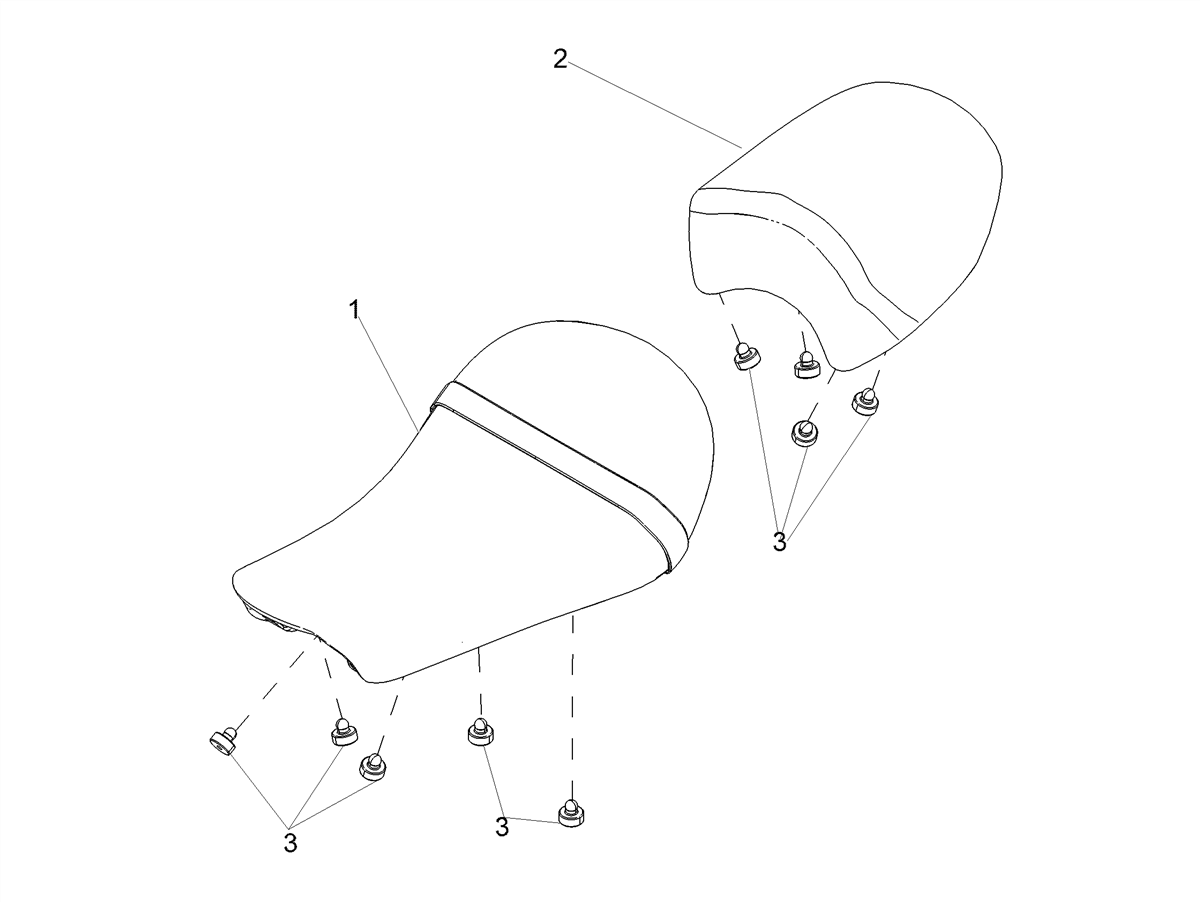 Saddle with belt