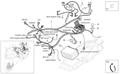 Relay-starter motor cable