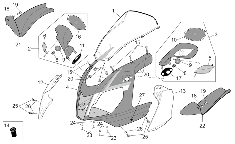 Upper LH fairing