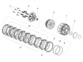 Lathed driving clutch disc
