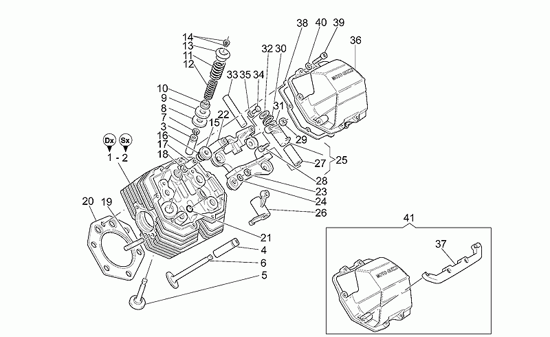 Valve cover-pair
