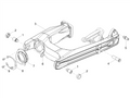 Shock absorber pin