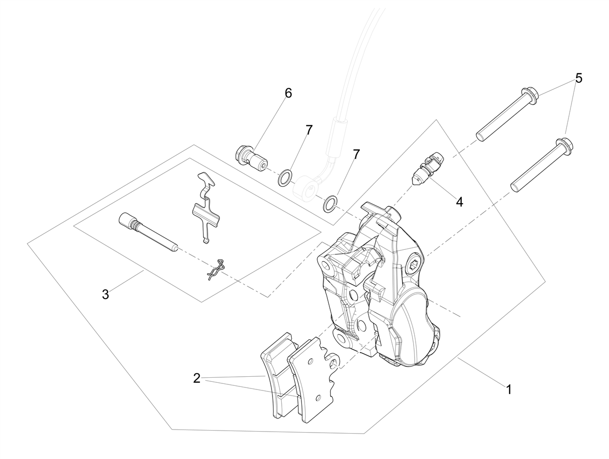 Front brake caliper