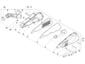 Flat spring washer with external teeth
