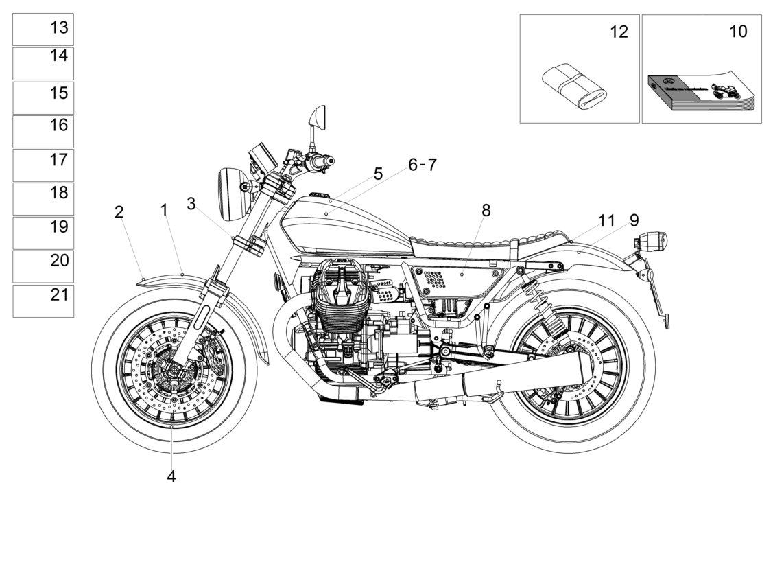 Chequered decal