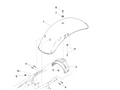 Rear mudguard