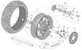 Rear tyre 190/55 ZR 17"