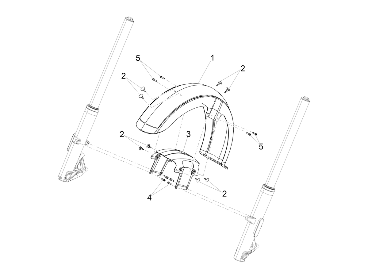 Front splash guard