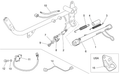 Central stand fixing screw