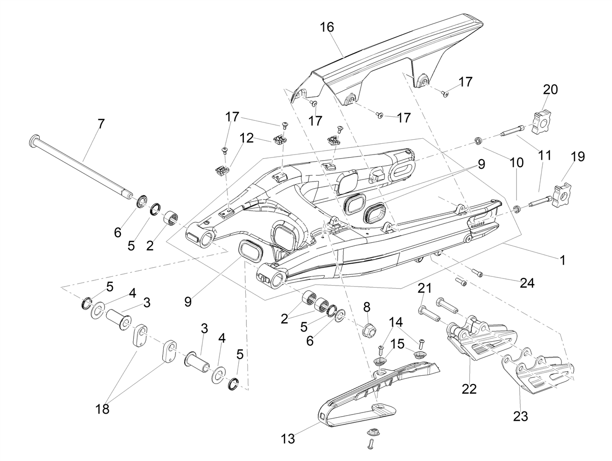 Chain guide plate