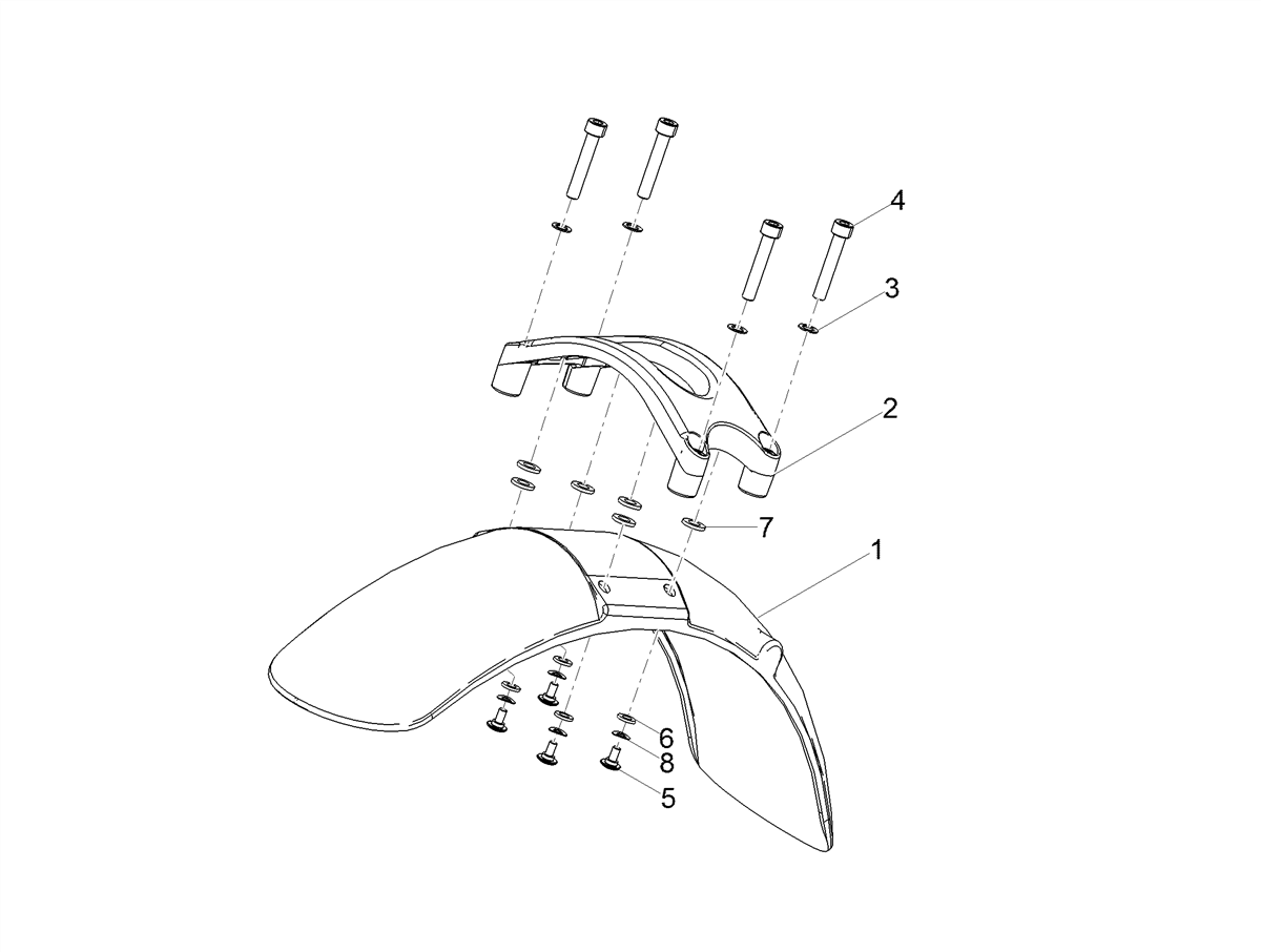 Front splash guard